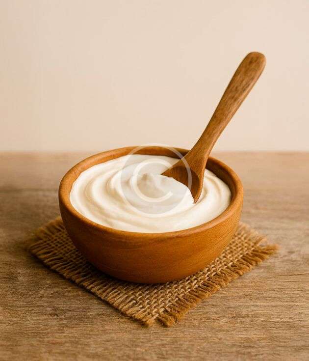 Wooden salt cellar with spoon