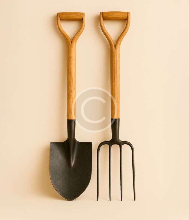 Dual garden hand tool set