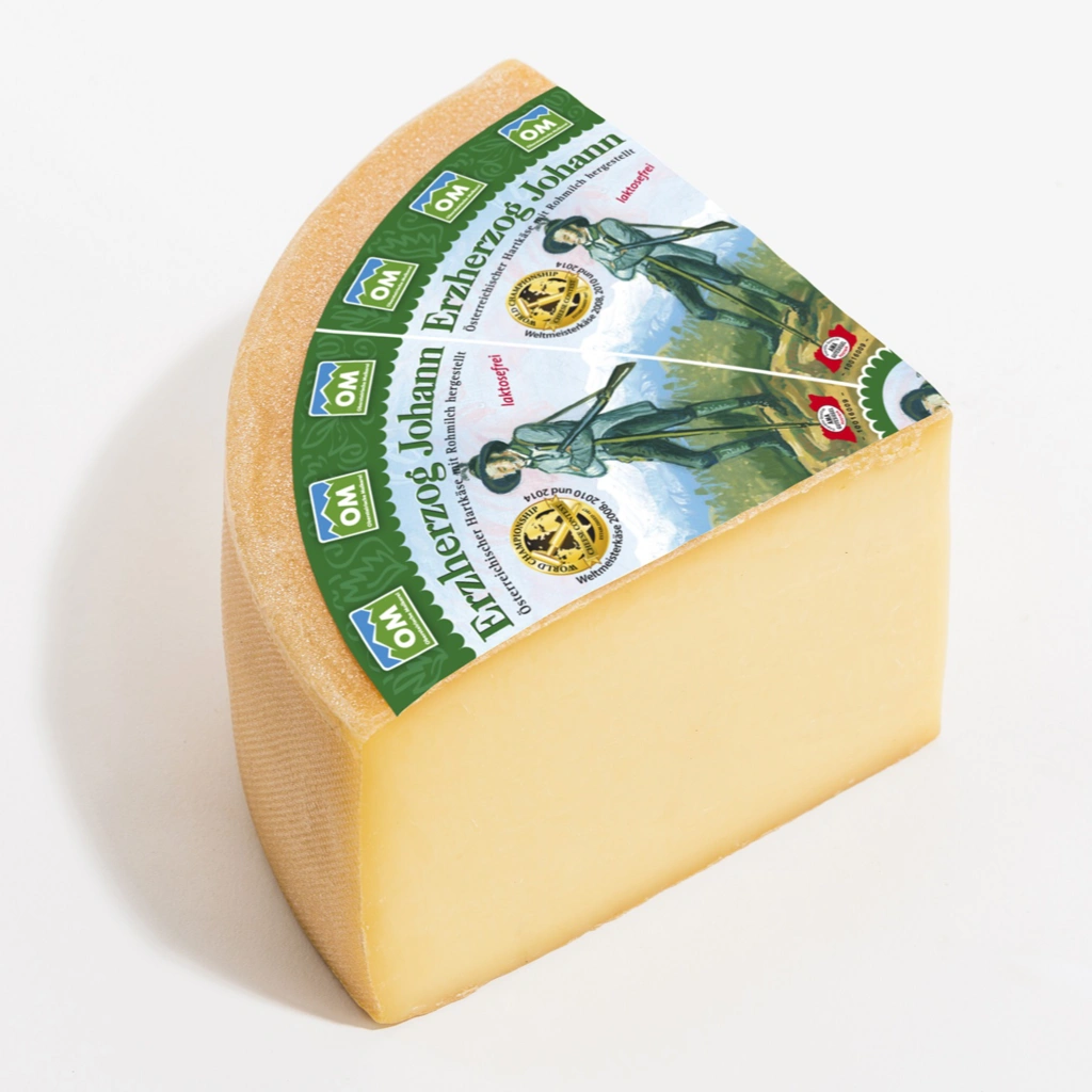 Erzherzog Johan Käse im 1/4 Laib bei ca. 1700 Gramm