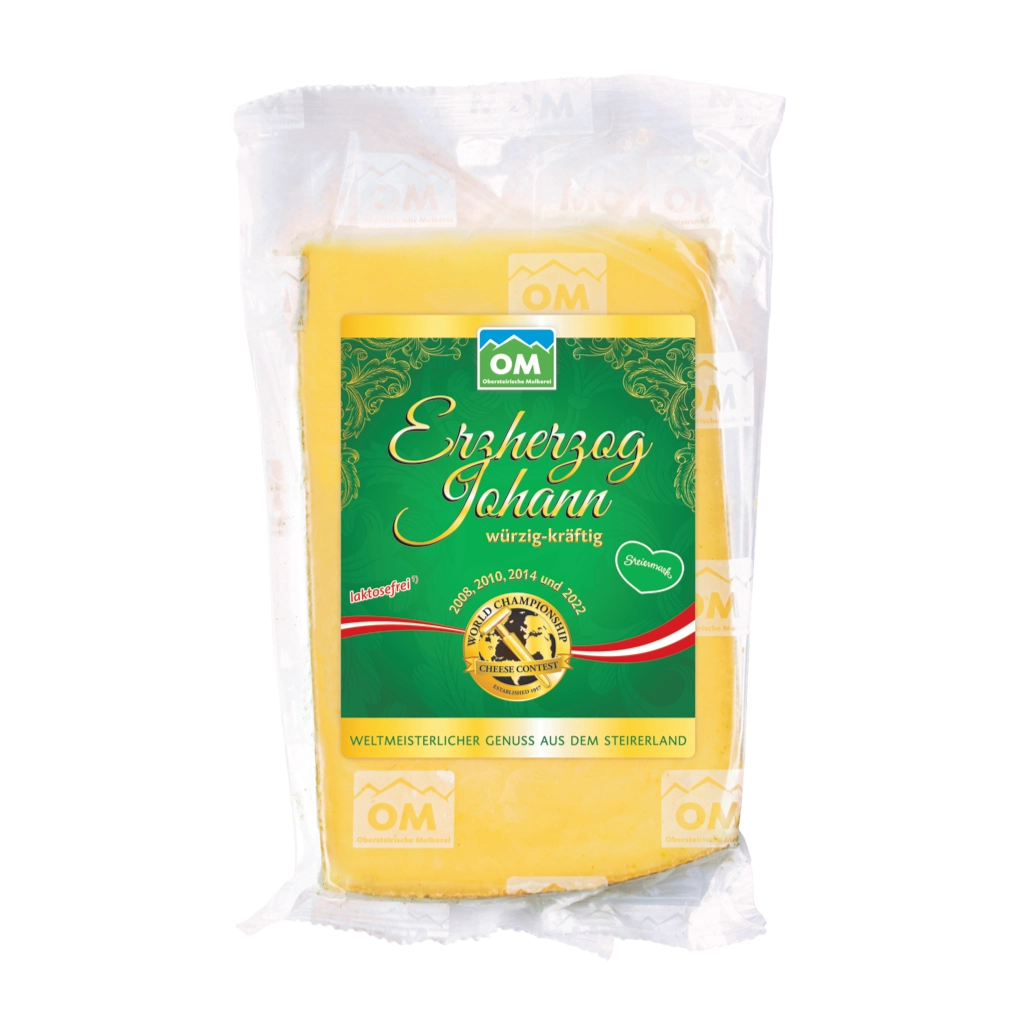 Erzherzog Johan Käse in der 250g Verpackung